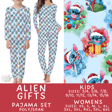 Load image into Gallery viewer, Batch #584 - Christmas Family Pajamas - Closes 9/11 - ETA mid Nov - Alien Gifts Womens &amp; Kids Pajama Set
