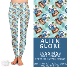 Load image into Gallery viewer, Batch #432 - Winter Globes - Closes 10/17 - ETA early December - Alien Globe Full Length Leggings
