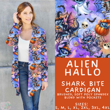 Load image into Gallery viewer, Batch #567 - Magical Character Halloween - Closes 8/10 - ETA early Oct - Alien Hallo Cardigan
