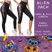 Load image into Gallery viewer, Ready To Ship - Alien Jack Panel Pocket Full Length - OS &amp; Capri Length - TC

