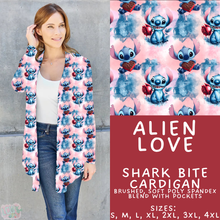 Load image into Gallery viewer, Batch #457 - Magical Character Love Collection - Closes 12/1 - ETA mid Jan - Alien Love Cardigan
