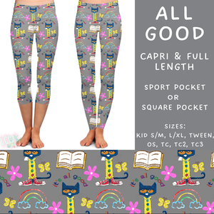 Batch #308 - Storybook Collection 2 - Closes 3/21 - ETA mid May - All Good Full and Capri Length Leggings