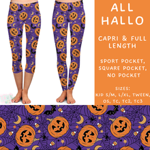 Load image into Gallery viewer, Ready To Ship - All Hallo Full Length Leggings - Square Pocket OS
