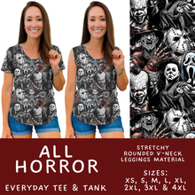 Load image into Gallery viewer, Batch #568 - Halloween Spooky Sets 3 - Closes 8/12 - ETA early October - All Horror Everyday Tank &amp; Tee
