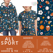 Load image into Gallery viewer, Batch #563 - Made for Play Collection - Closes 7/31 - ETA late Sept - All Sport Kid's Unisex Hoodie &amp; Tee
