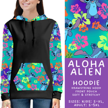Load image into Gallery viewer, Batch #594 - Magical Faves 25 - Closes 10/5 - ETA early Dec - Aloha Alien Hoodie
