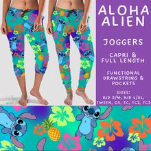 Load image into Gallery viewer, Batch #594 - Magical Faves 25 - Closes 10/5 - ETA early Dec - Aloha Alien Full and Capri Length Joggers
