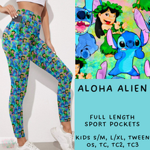 Load image into Gallery viewer, Ready To Ship - Aloha Alien Leggings
