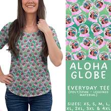Load image into Gallery viewer, Batch #432 - Winter Globes - Closes 10/17 - ETA early December - Aloha Globe Everyday Tee
