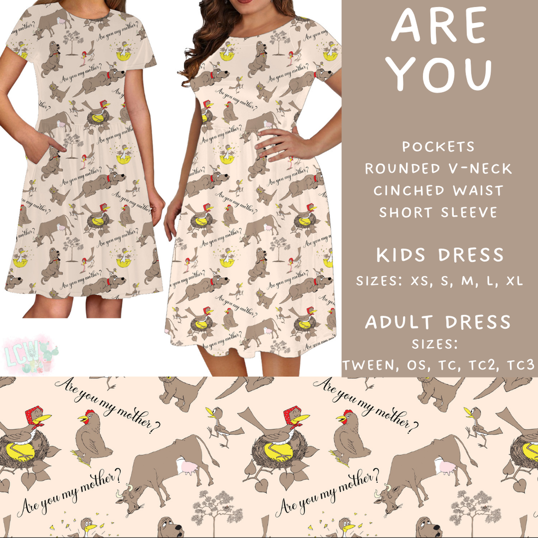 Batch #308 - Storybook Collection 2 - Closes 3/21 - ETA mid May - Are You Adult & Kids Dresses