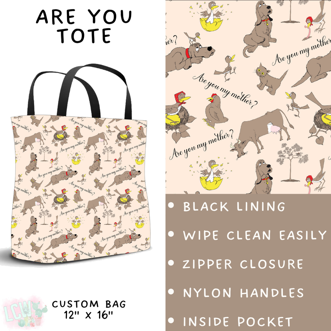 Batch #308 - Storybook Collection 2 - Closes 3/21 - ETA mid May - Are You Tote