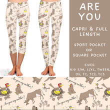 Load image into Gallery viewer, Batch #308 - Storybook Collection 2 - Closes 3/21 - ETA mid May - Are You Full and Capri Length Leggings
