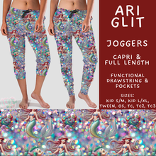 Load image into Gallery viewer, Batch #557 - Princess Glitter - Closes 7/17 - ETA mid Sept - Ari Glit Full and Capri Length Joggers
