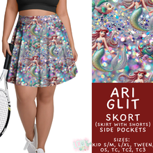 Load image into Gallery viewer, Batch #557 - Princess Glitter - Closes 7/17 - ETA mid Sept - Ari Glit Skort
