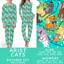 Load image into Gallery viewer, Batch #590 - Magical Family Pajamas - Closes 9/18 - ETA mid Nov - Arist Cats Women's &amp; Kid's Pajama Set
