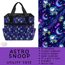 Load image into Gallery viewer, Batch #549 - Utility Tote 2 - Closes 6/29 - ETA late August - Astro Snoop Utility Tote
