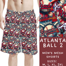 Load image into Gallery viewer, Batch #310 - Men&#39;s Baseball Shorts - Closes 3/26 - ETA mid/late May - Atlanta Ball 2 Men&#39;s Shorts
