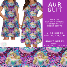 Load image into Gallery viewer, Batch #557 - Princess Glitter - Closes 7/17 - ETA mid Sept - Aur Glit Adult &amp; Kids Dresses

