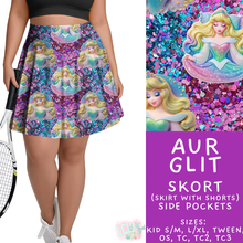 Load image into Gallery viewer, Batch #557 - Princess Glitter - Closes 7/17 - ETA mid Sept - Aur Glit Skort
