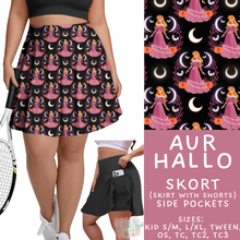Load image into Gallery viewer, Batch #569 - Princess Halloween - Closes 8/14 - ETA early/mid Oct - Aur Hallo Skort
