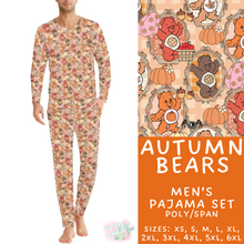 Load image into Gallery viewer, Batch #580 - Fall Family Pajamas 2 - Closes 9/4 - ETA early Nov - Autumn Bears Men's Pajama Set
