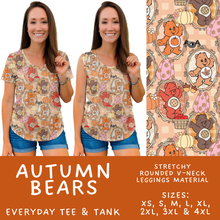 Load image into Gallery viewer, Batch #583 - Magical Character Fall - Closes 9/9 - ETA early Nov - Autumn Bears Everyday Tank &amp; Tee
