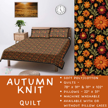 Load image into Gallery viewer, Batch  #410 - Cozy Quilts - Closes 9/10 - ETA late October - Autumn Knit Quilt

