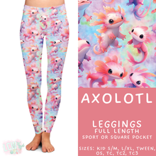 Load image into Gallery viewer, Batch #411 - July Request Run - Closes 9/11 - ETA late October - Axolotl Full Length Leggings
