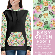 Load image into Gallery viewer, Batch #586 - Cool Characters 18 - Closes 9/16 - ETA mid Nov - Baby Green Hoodie
