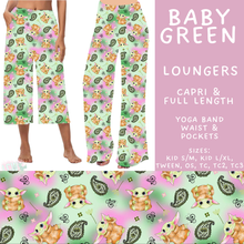 Load image into Gallery viewer, Batch #586 - Cool Characters 18 - Closes 9/16 - ETA mid Nov - Baby Green Capri and Full Length Loungers
