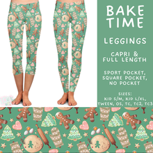 Load image into Gallery viewer, Batch #600 - Jingle all the Way 2 - Closes 10/19 - ETA early/mid Dec - Bake Time Full and Capri Length Leggings
