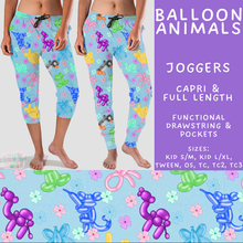 Load image into Gallery viewer, Batch #578 - July Request Run - Closes 8/31 - ETA late October - Balloon Animals Full and Capri Length Joggers

