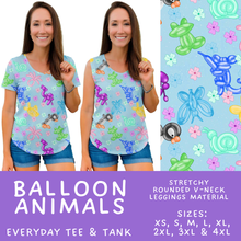 Load image into Gallery viewer, Batch #578 - July Request Run - Closes 8/31 - ETA late October - Balloon Animals Everyday Tank &amp; Tee
