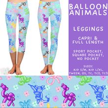 Load image into Gallery viewer, Batch #578 - July Request Run - Closes 8/31 - ETA late October - Balloon Animals Full and Capri Length Leggings
