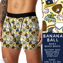 Load image into Gallery viewer, Batch #340 - Comfortable Underwear 4 - Closes 5/16 - ETA early July - Banana Ball Men&#39;s Boxer Briefs
