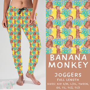 Batch #308 - Storybook Collection 2 - Closes 3/21 - ETA mid May - Banana Monkey Joggers