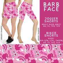 Load image into Gallery viewer, Batch #544 - Cool Characters 16 - Closes 6/17 - ETA mid August - Barb Face Biker &amp; Jogger Shorts
