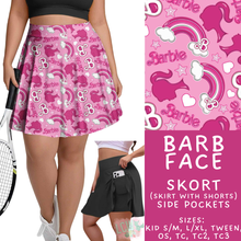 Load image into Gallery viewer, Batch #544 - Cool Characters 16 - Closes 6/17 - ETA mid August - Barb Face Skort
