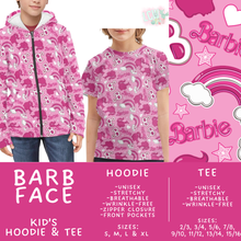 Load image into Gallery viewer, Batch #563 - Made for Play Collection - Closes 7/31 - ETA late Sept - Barb Face Kid's Unisex Hoodie &amp; Tee
