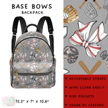 Load image into Gallery viewer, Batch #309 - Card Holders &amp; Mini Backpacks - Closing 3/24 - ETA late May - Base Bows Mini Backpack
