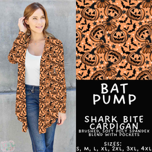 Load image into Gallery viewer, Batch #556 - Halloween 3 - Closes 7/15 - ETA mid Sept - Bat Pump Cardigan
