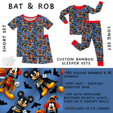 Load image into Gallery viewer, Bat &amp; Rob Bamboo Short Sleeper Set - 5T, 6T &amp; 7T
