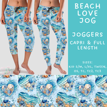 Load image into Gallery viewer, Batch #307 - Sea Life - Closes 3/20 - ETA mid May - Beach Love Full and Capri Length Joggers
