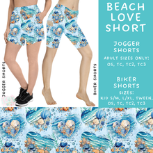 Load image into Gallery viewer, Batch #307 - Sea Life - Closes 3/20 - ETA mid May - Beach Love Biker &amp; Jogger Shorts
