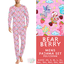 Load image into Gallery viewer, Batch #590 - Magical Family Pajamas - Closes 9/18 - ETA mid Nov - Bear Berry Men's Pajama Set
