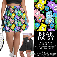 Load image into Gallery viewer, Batch #544 - Cool Characters 16 - Closes 6/17 - ETA mid August - Bear Daisy Skort
