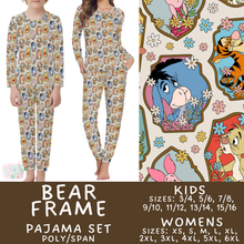 Load image into Gallery viewer, Batch #590 - Magical Family Pajamas - Closes 9/18 - ETA mid Nov - Bear Frame Women's &amp; Kid's Pajama Set
