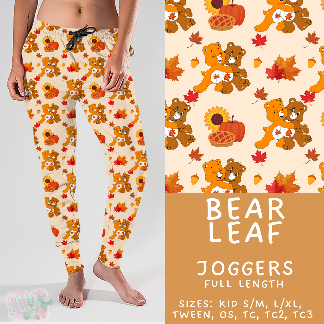 Batch #409 - Character Fall 2 - Closes 9/8 - ETA late October - Bear Leaf Joggers