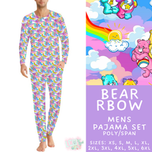Load image into Gallery viewer, Batch #587 - Family Pajamas 2 - Closes 9/18 - ETA mid Nov - Bear RBow Men's Pajama Set
