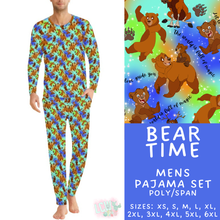 Load image into Gallery viewer, Batch #590 - Magical Family Pajamas - Closes 9/18 - ETA mid Nov - Bear Time Men's Pajama Set
